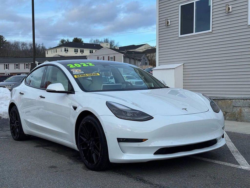 used 2022 Tesla Model 3 car, priced at $18,998