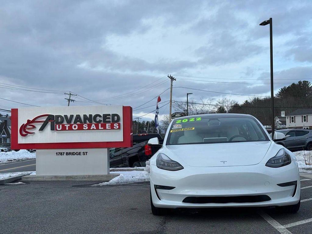 used 2022 Tesla Model 3 car, priced at $18,998