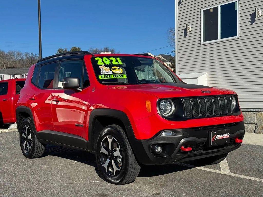 used 2021 Jeep Renegade car, priced at $15,998