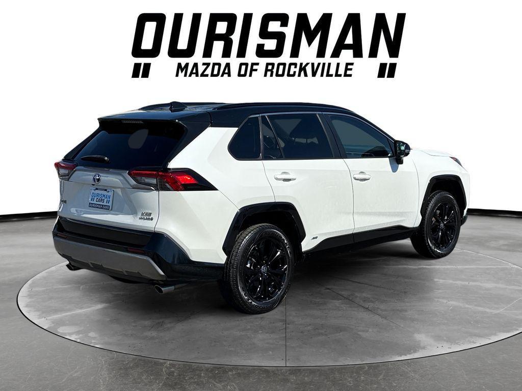 used 2022 Toyota RAV4 Hybrid car, priced at $34,500