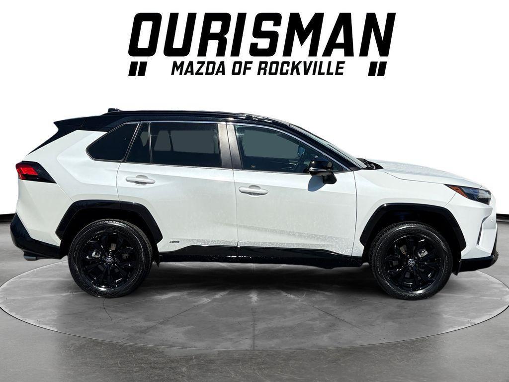 used 2022 Toyota RAV4 Hybrid car, priced at $34,500