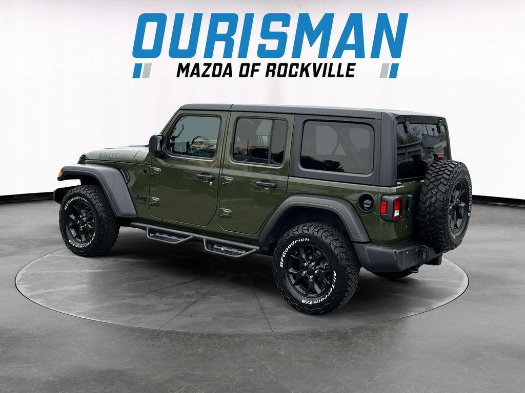 used 2021 Jeep Wrangler Unlimited car, priced at $26,000