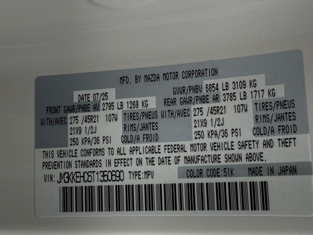 2026 Rhodium White Premium Mazda CX-90