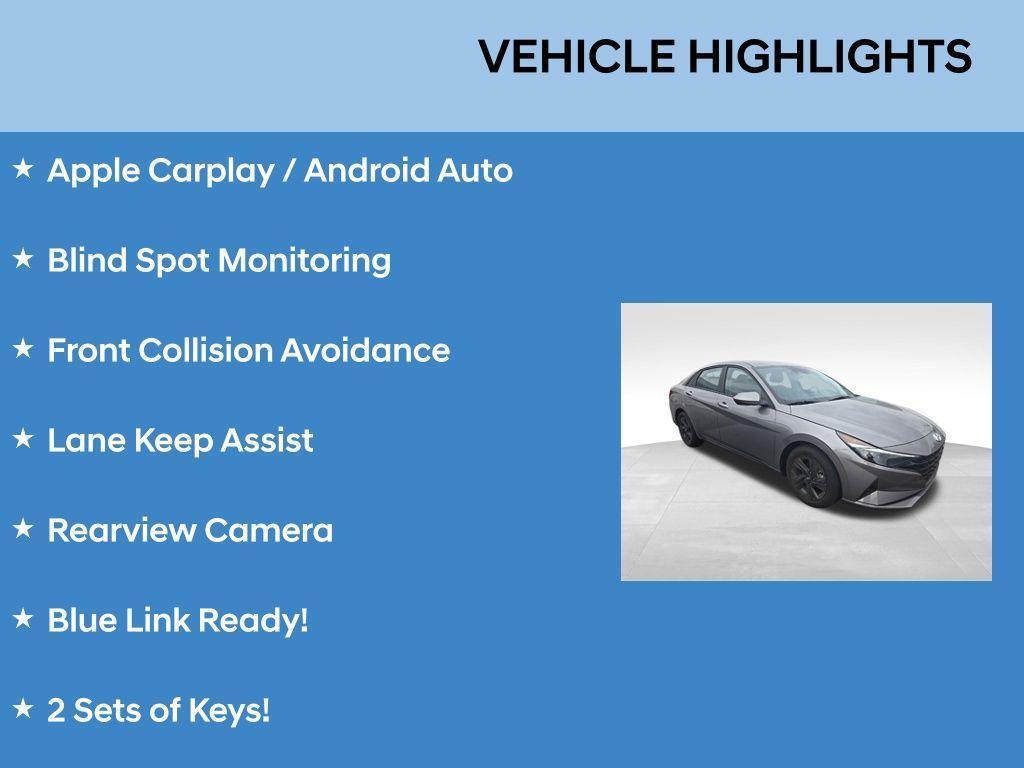 used 2023 Hyundai Elantra car, priced at $18,486