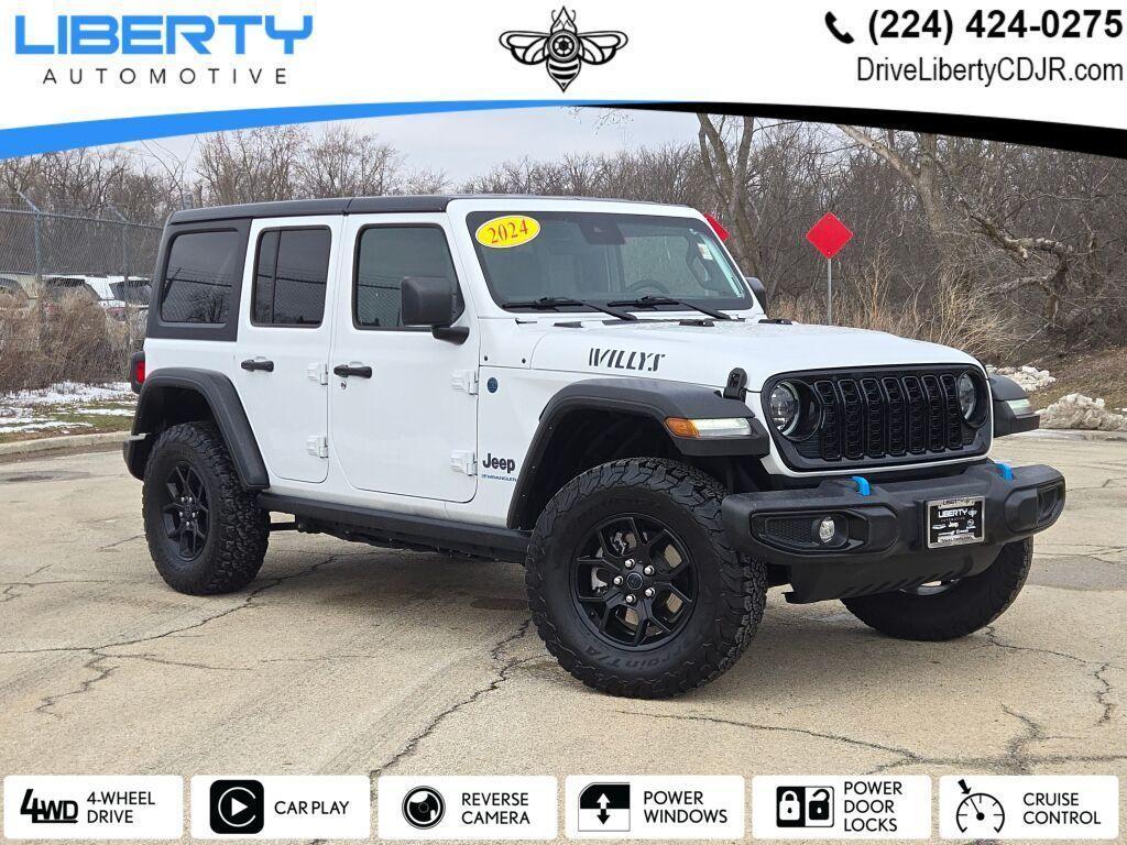 used 2024 Jeep Wrangler 4xe car, priced at $29,453