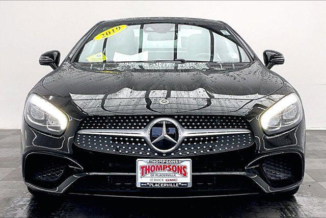 used 2019 Mercedes-Benz SL 550 car, priced at $54,245