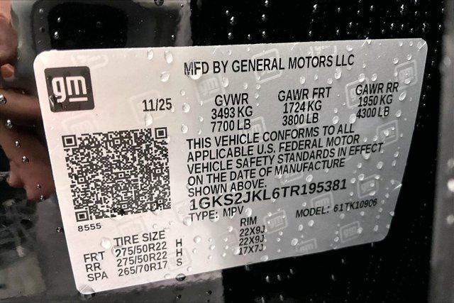 new 2026 GMC Yukon XL car, priced at $94,360