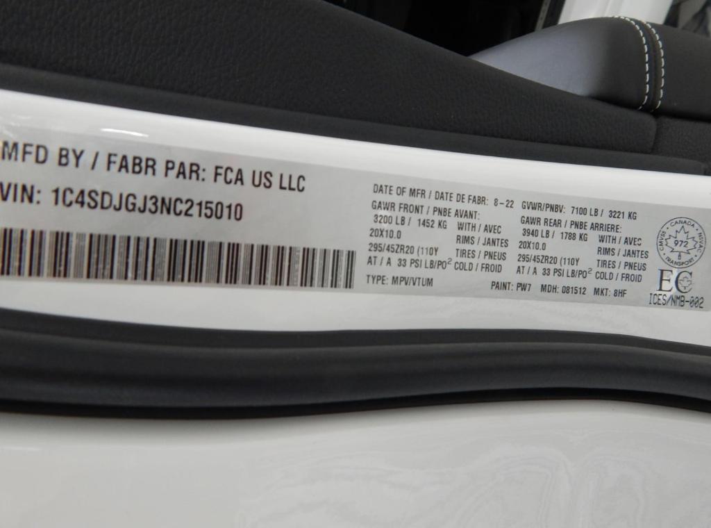 used 2022 Dodge Durango car, priced at $44,898