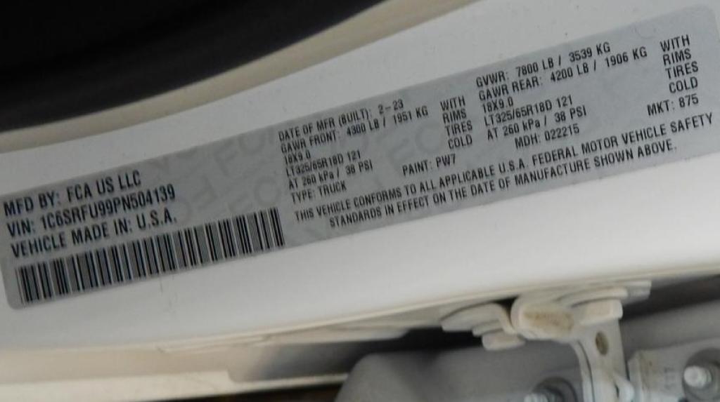 used 2023 Ram 1500 car, priced at $75,899