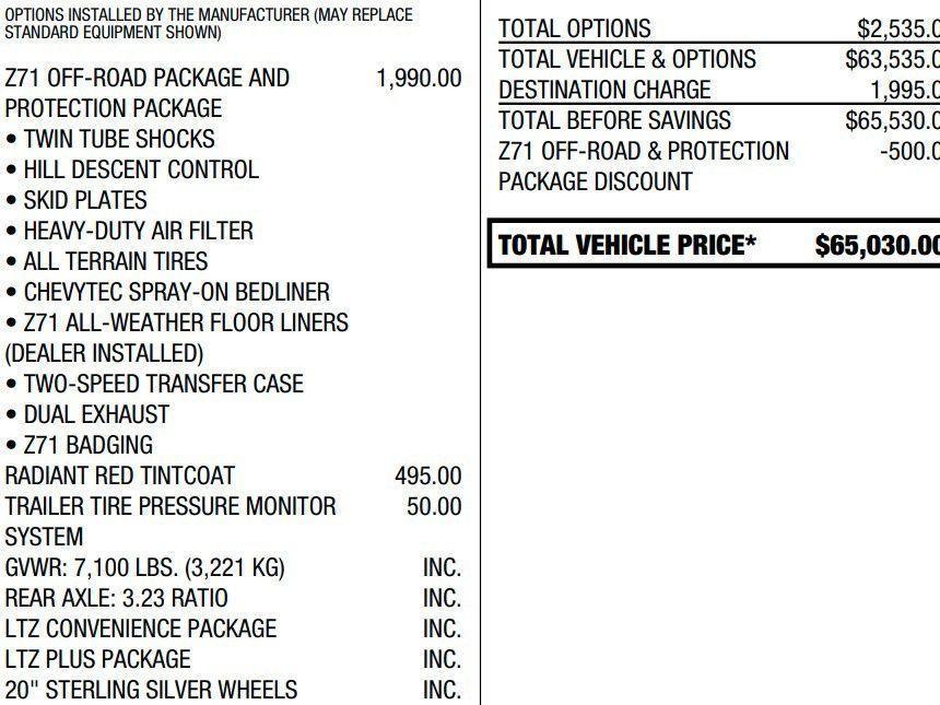 used 2025 Chevrolet Silverado 1500 car, priced at $52,615