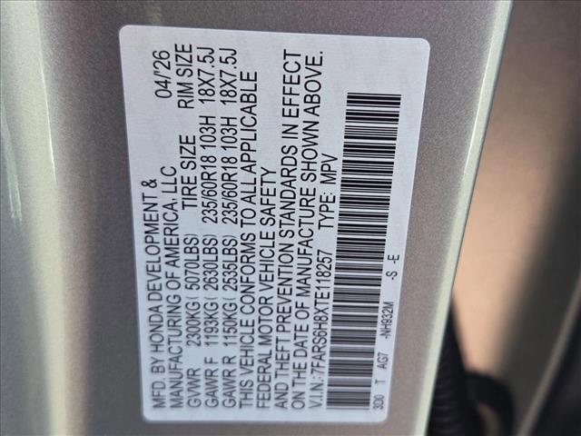 new 2026 Honda CR-V Hybrid car, priced at $40,764