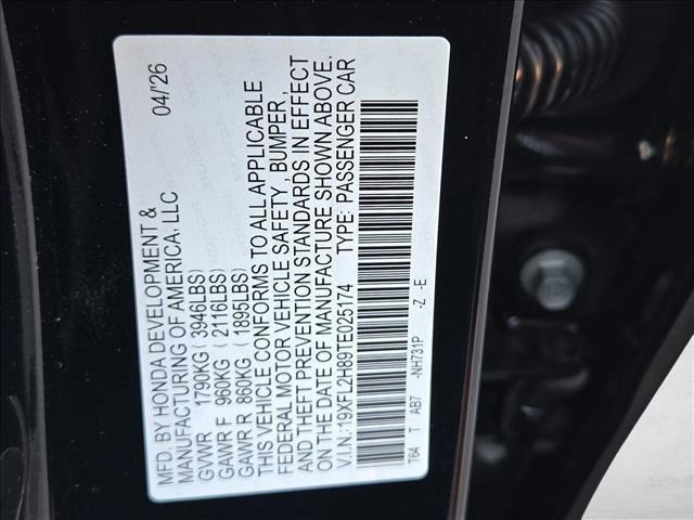 new 2026 Honda Civic car, priced at $29,016