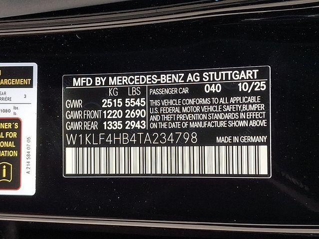 new 2026 Mercedes-Benz E-Class car, priced at $74,429