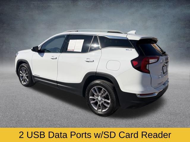 Summit White 2023 GMC Terrain SLT