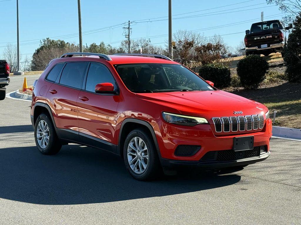 used 2021 Jeep Cherokee car, priced at $15,500