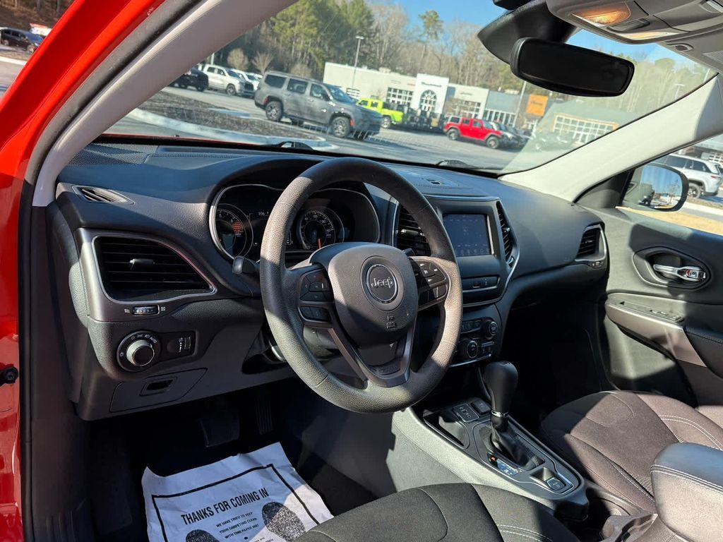 used 2021 Jeep Cherokee car, priced at $15,500