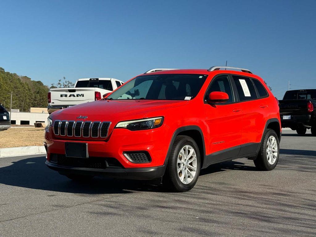 used 2021 Jeep Cherokee car, priced at $15,500