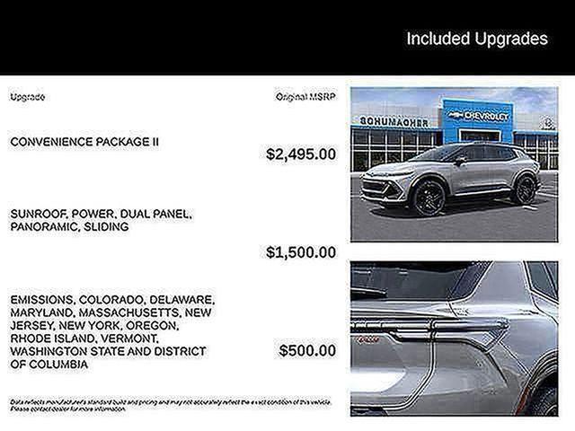 new 2026 Chevrolet Equinox EV car, priced at $40,090