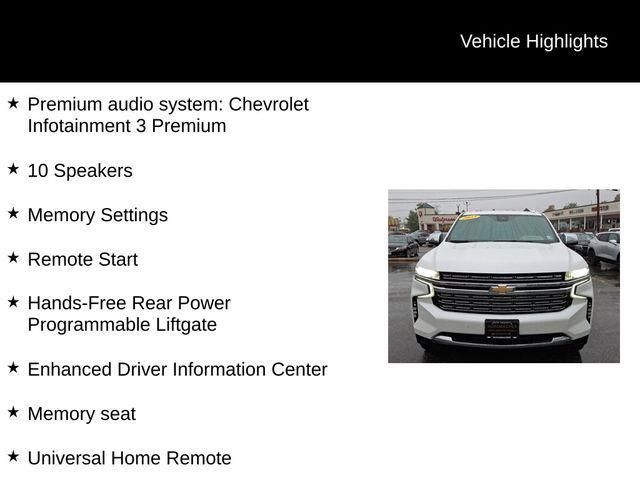 used 2023 Chevrolet Tahoe car, priced at $54,500