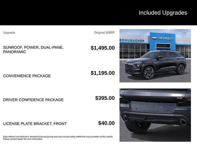 new 2026 Chevrolet TrailBlazer car, priced at $34,280