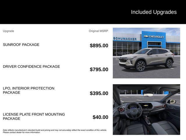 new 2026 Chevrolet Trax car, priced at $28,780