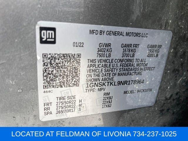 used 2022 Chevrolet Tahoe car, priced at $51,990