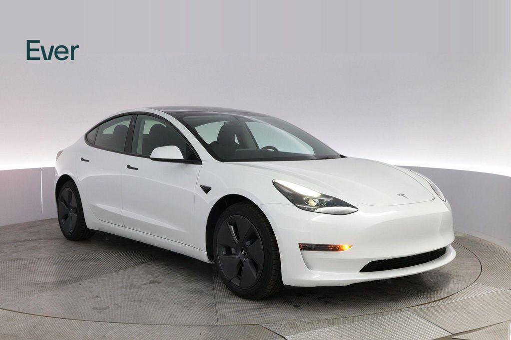 used 2023 Tesla Model 3 car, priced at $25,699