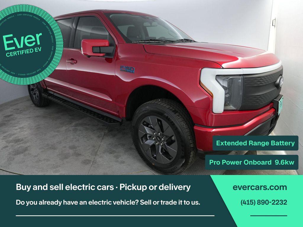 used 2024 Ford F-150 Lightning car, priced at $51,599