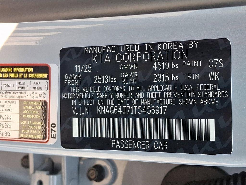new 2026 Kia K5 car, priced at $30,380