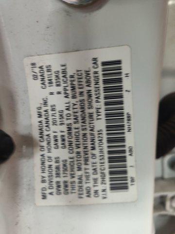 used 2018 Honda Civic car, priced at $19,999