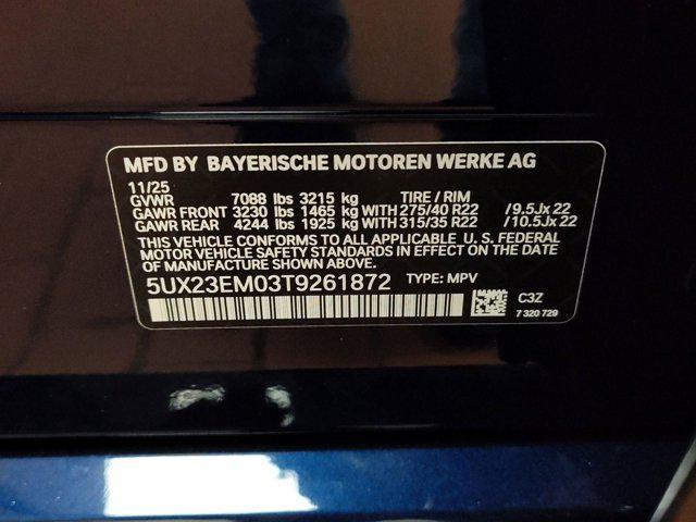 new 2026 BMW X7 car, priced at $102,080