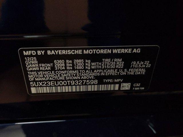 new 2026 BMW X5 car, priced at $83,825