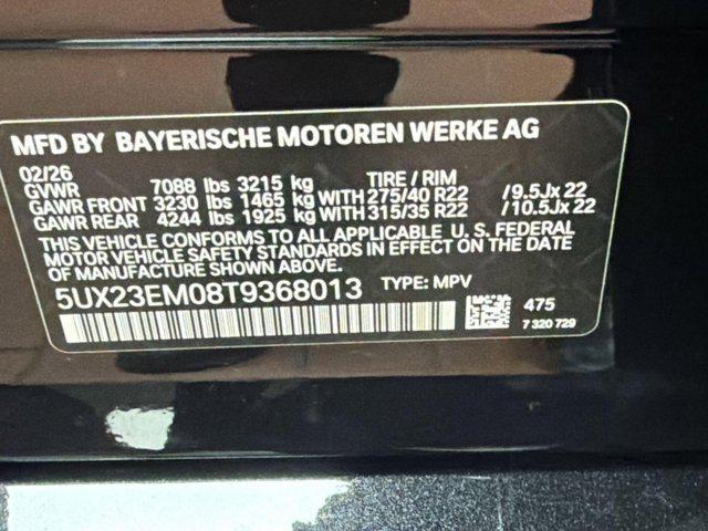 used 2026 BMW X7 car, priced at $93,396