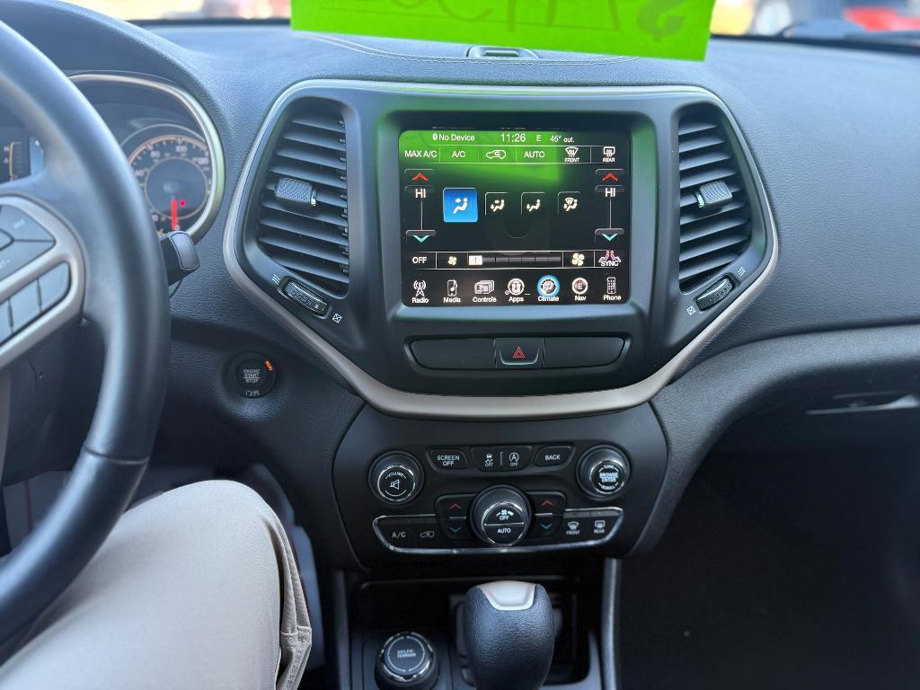 used 2017 Jeep Cherokee car, priced at $14,555