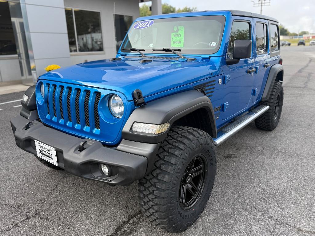 used 2021 Jeep Wrangler Unlimited car, priced at $29,985