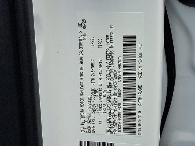 new 2025 Toyota Tacoma car, priced at $38,754