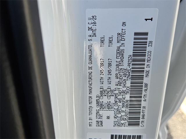 new 2025 Toyota Tacoma car, priced at $42,228