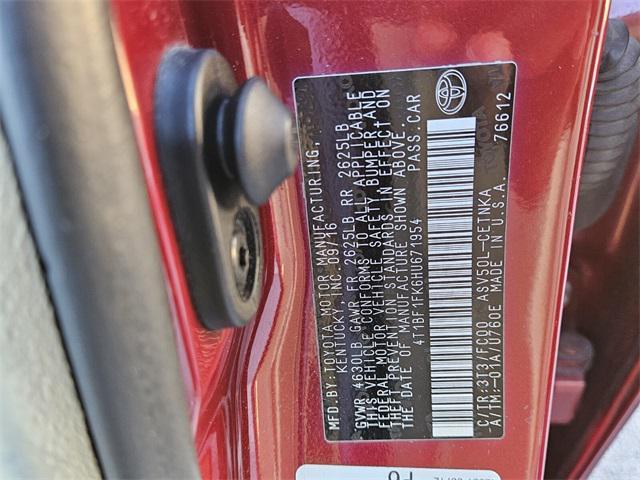 used 2017 Toyota Camry car, priced at $12,000