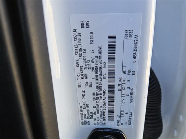 used 2021 Ford F-150 car, priced at $41,500