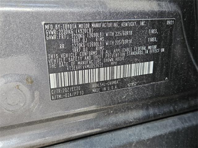 used 2021 Toyota RAV4 Hybrid car, priced at $26,500