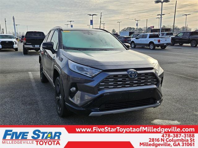 used 2021 Toyota RAV4 Hybrid car, priced at $26,500
