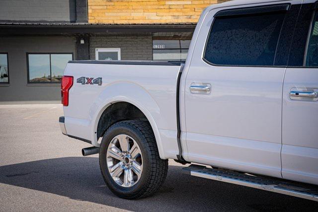 2018 White Platinum Clearcoat Metallic Ford F-150