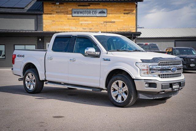 2018 White Platinum Clearcoat Metallic Ford F-150
