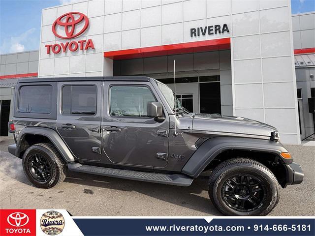 used 2022 Jeep Wrangler Unlimited car, priced at $25,995