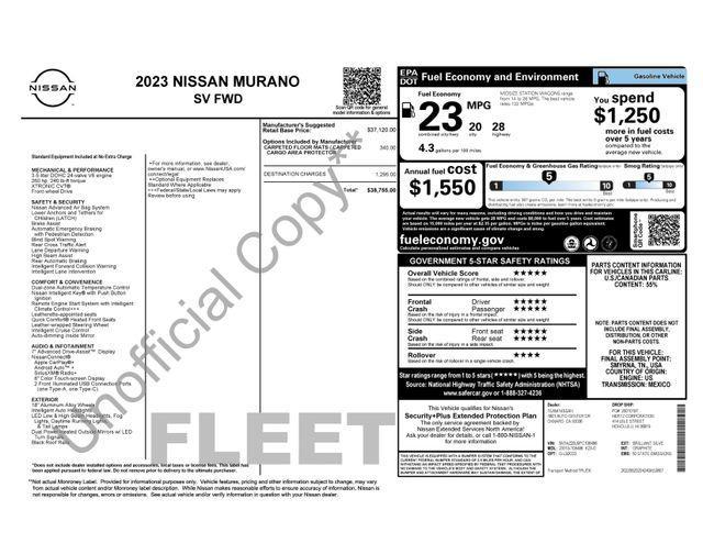 used 2023 Nissan Murano car, priced at $23,352
