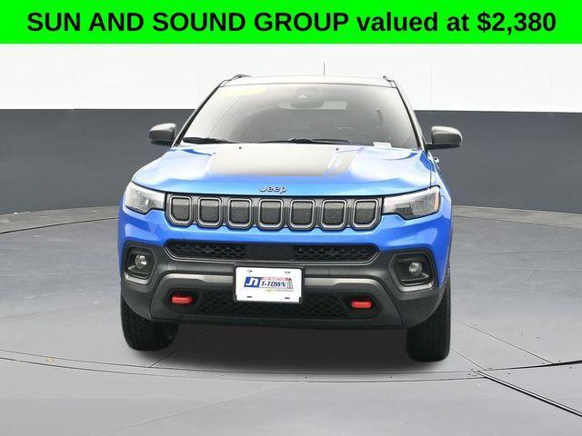 used 2022 Jeep Compass car, priced at $21,110