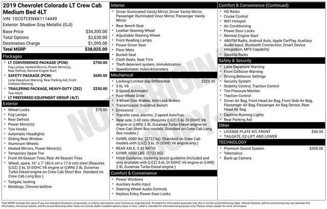 used 2019 Chevrolet Colorado car, priced at $22,789