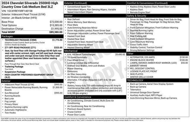 used 2024 Chevrolet Silverado 2500 car, priced at $61,647