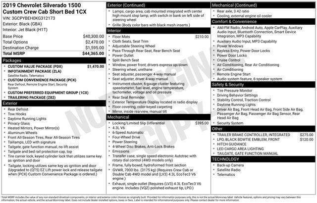 used 2019 Chevrolet Silverado 1500 car, priced at $24,874