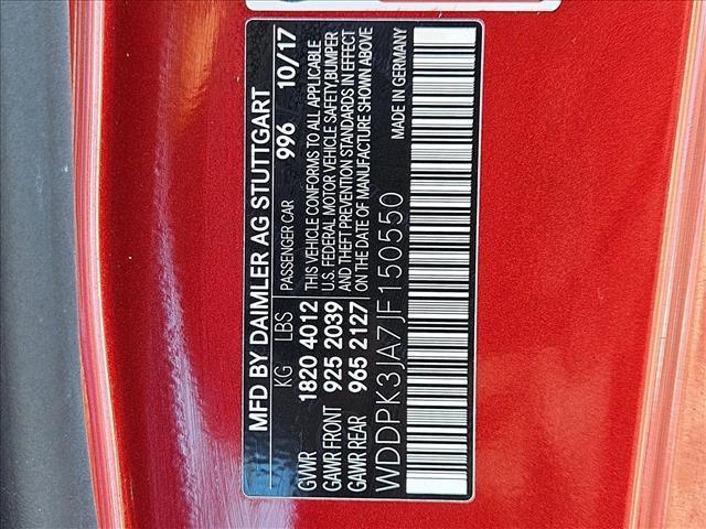 used 2018 Mercedes-Benz SLC 300 car, priced at $24,889